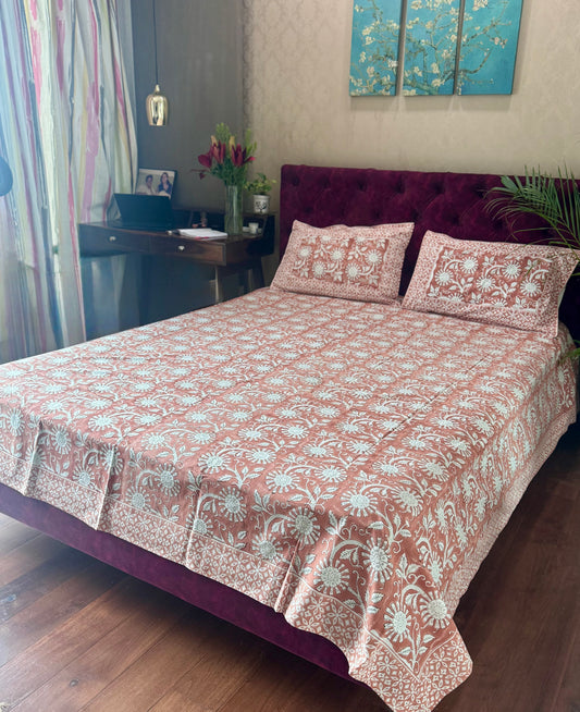 Maati - Everyday Cotton Bedsheet | Hand Block