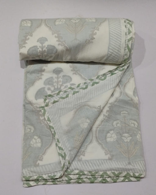 Guldasta - Premium Muslin Cotton Dohar | Blue