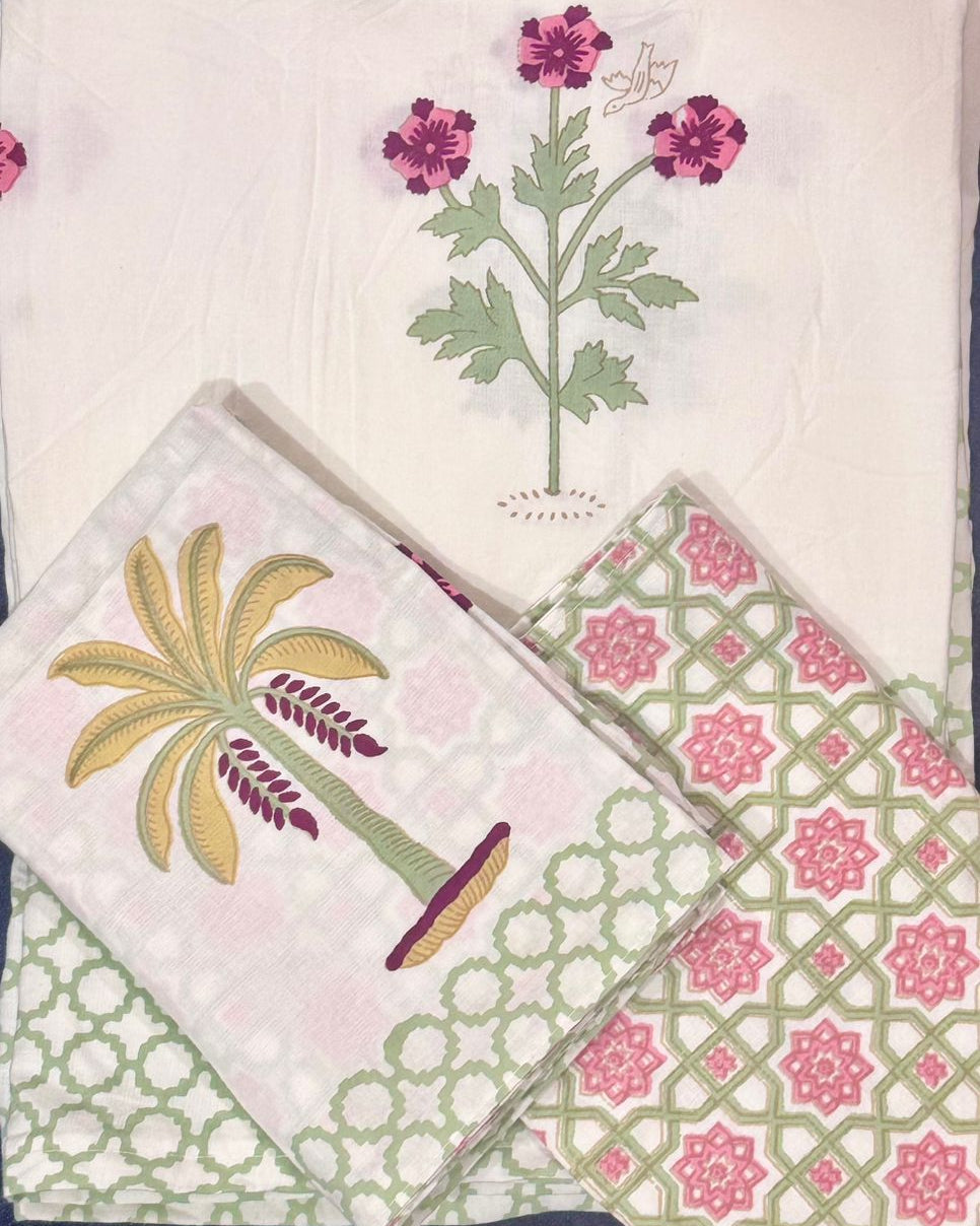 Ketaki - Everyday Cotton Bedsheet | Olive