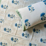 Komal green Everyday Cotton bedsheet – fabric detail