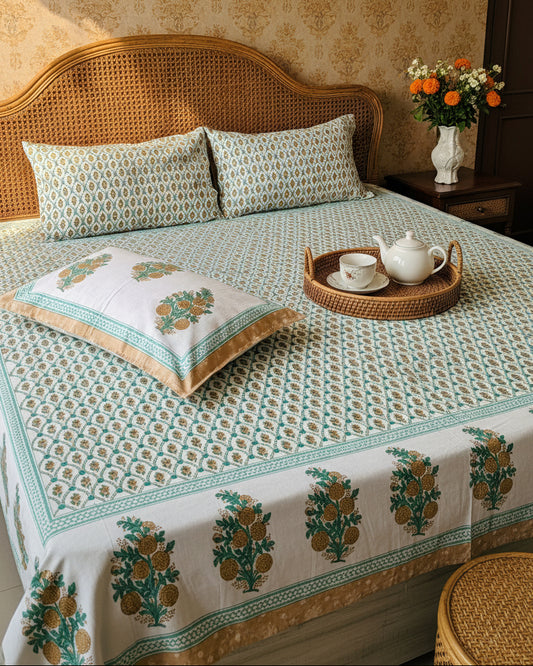 Zara - Everyday Cotton Bedsheet | Yellow