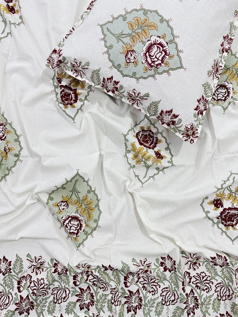 Kamini - Everyday Cotton Bedsheet | Red