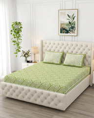 Aakriti - Everyday Cotton Bedsheet | Green
