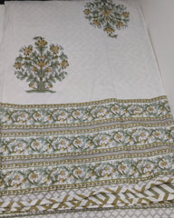 Ahaana - Reversible Cotton Mulmul Dohar | Green