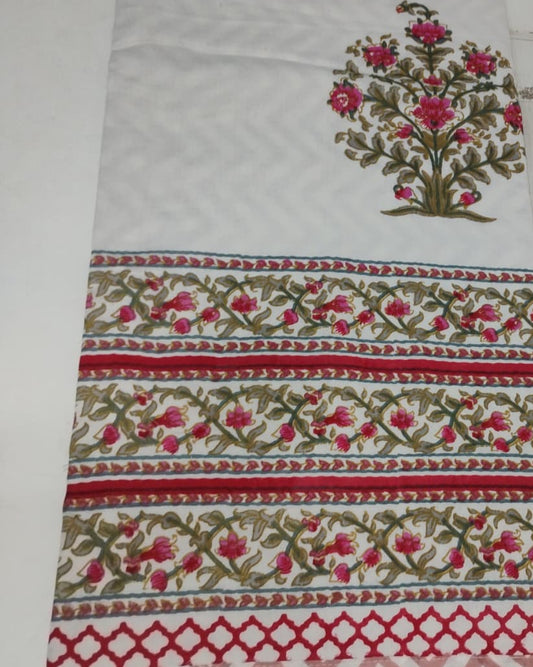 Ahaana - Reversible Cotton Mulmul Dohar | Red