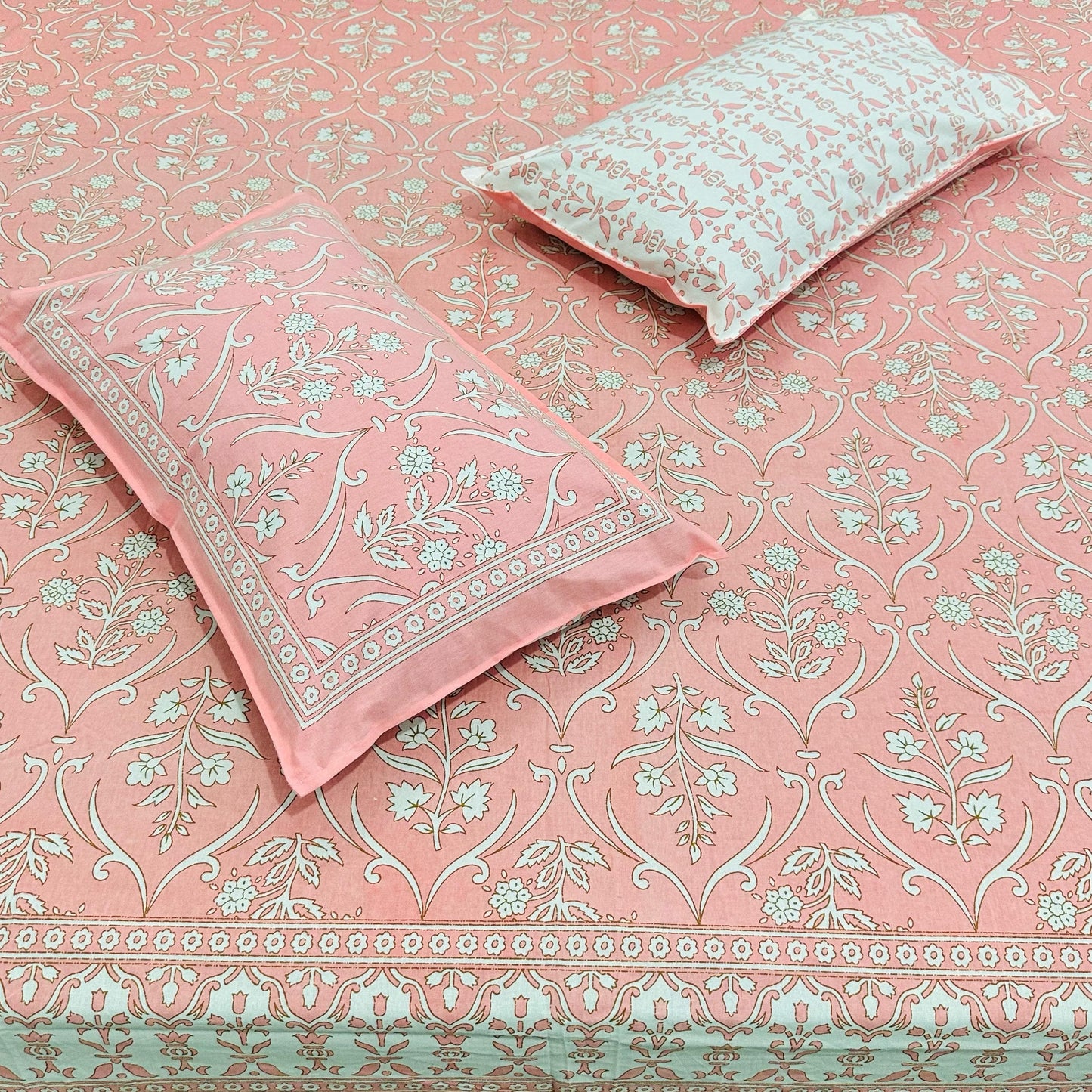 Amod - The Fragrant Bedsheet | Everyday Cotton | Pink