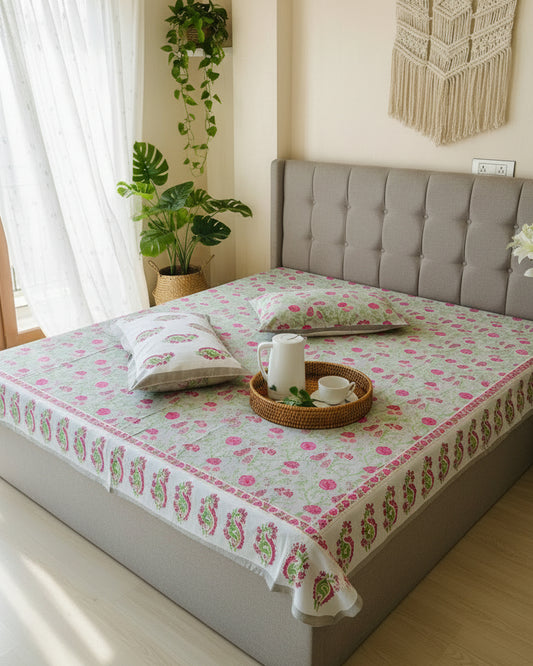 Anvita - Everyday Cotton Bedsheet | Grey