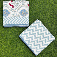 Bahaar - Reversible Cotton Mulmul Dohar | Blue