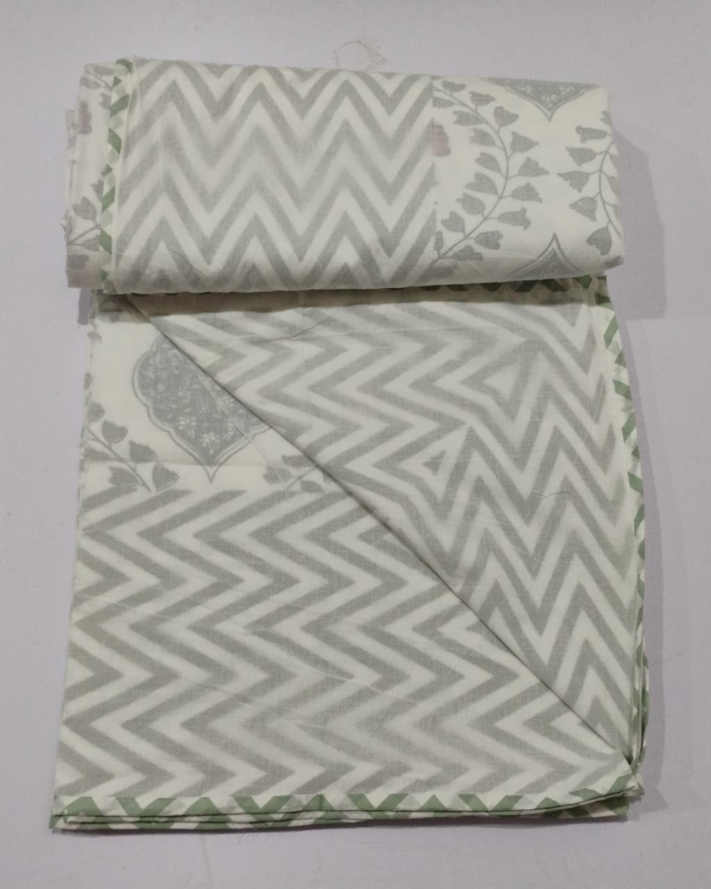 Bahaar -  Premium Muslin Cotton Dohar | Green