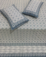 Chitralekha blue Everyday Cotton bedsheet – front view