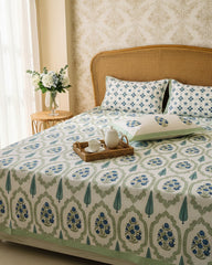 Dayra - Everyday Cotton Bedsheet | Green