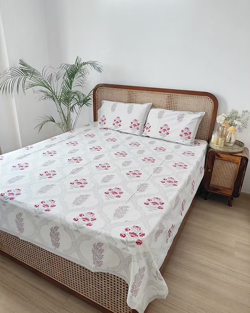 Fiza - The Tranquil Bedsheet | Everyday Cotton | Grey