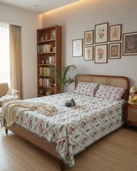 Gulaab - Everyday Cotton Bedsheet | Pink