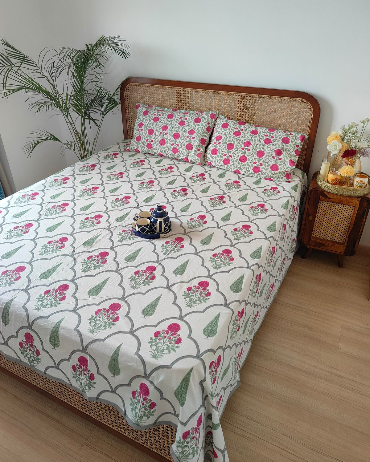 Gulaab - Everyday Cotton Bedsheet | Pink