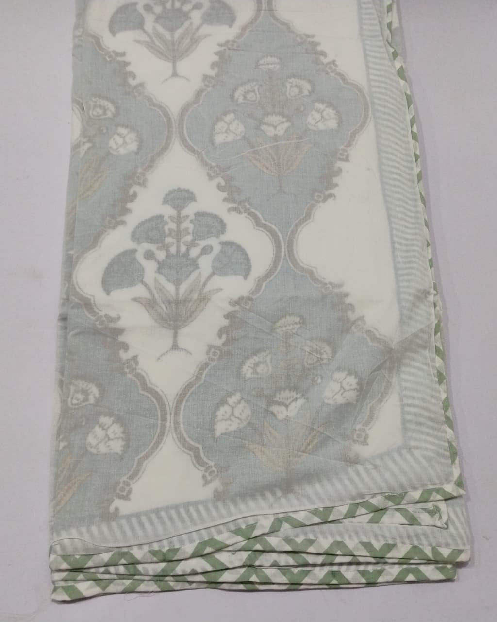 Guldasta -  Premium Muslin Cotton Dohar | Blue