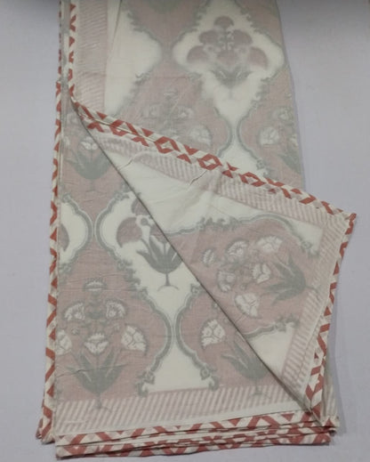Guldasta -  Premium Muslin Cotton Dohar | Pink