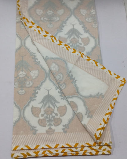 Guldasta -  Premium Muslin Cotton Dohar | Yellow