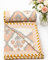 Guldasta -  Premium Muslin Cotton Dohar | Yellow