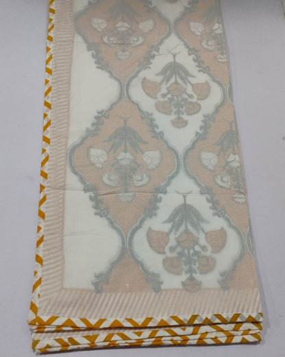 Guldasta -  Premium Muslin Cotton Dohar | Yellow
