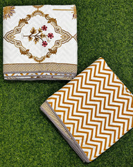 Gulnar - Reversible Cotton Mulmul Dohar | Brown