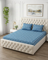 Harsingar - Everyday Cotton Bedsheet | Dark Blue