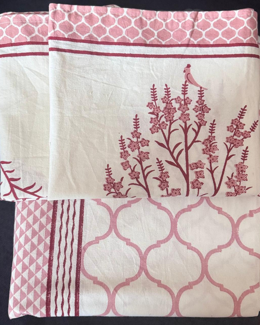 Jaali - Everyday Cotton Bedsheet | Pink