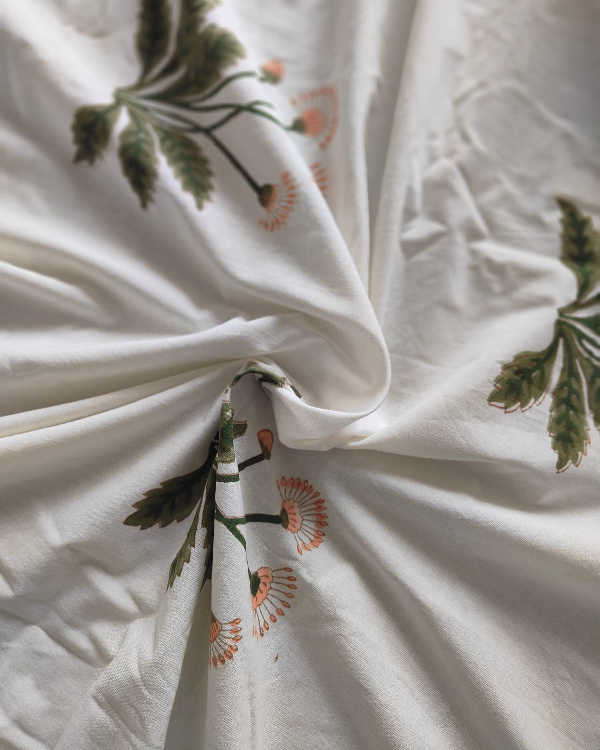 Juhi hand block Everyday Cotton bedsheet – product detail