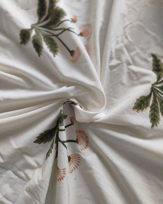 Juhi hand block Everyday Cotton bedsheet – product detail