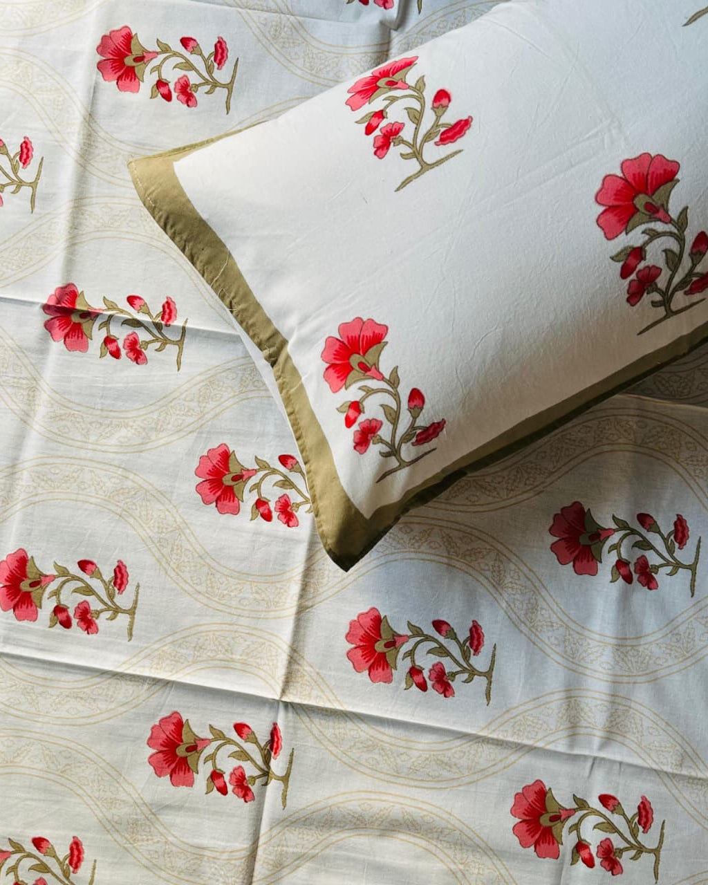 Komal - Everyday Cotton Bedsheet | Brown