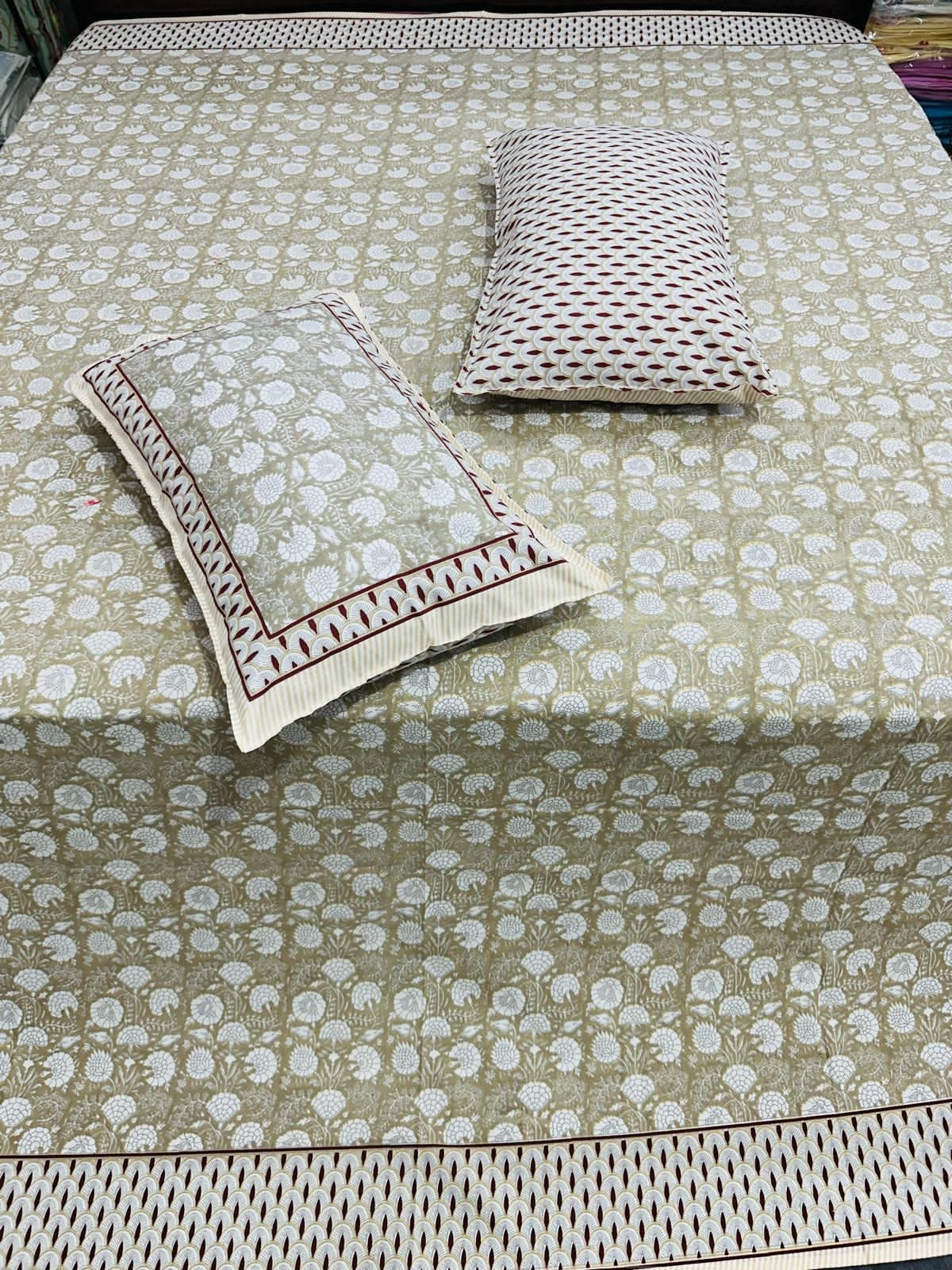 Kumud - Everyday Cotton Bedsheet | Beige