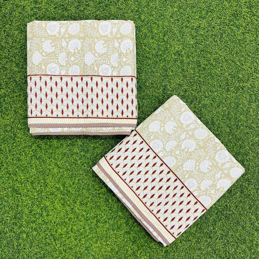 Kumud - Reversible Cotton Mulmul Dohar | Green