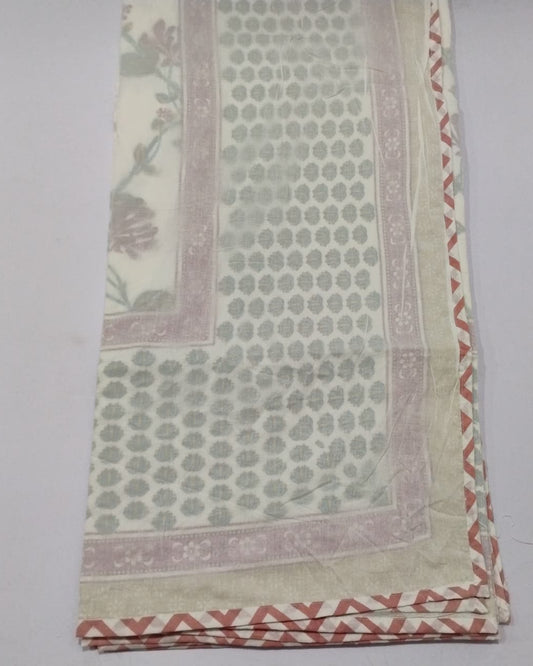 Latika -  Premium Muslin Cotton Dohar | Red