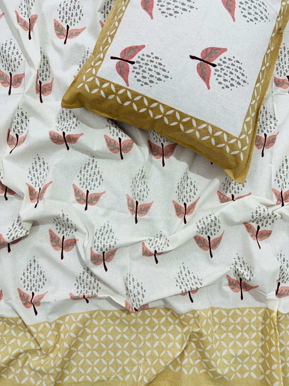 Manjari - Everyday Cotton Bedsheet | Yellow