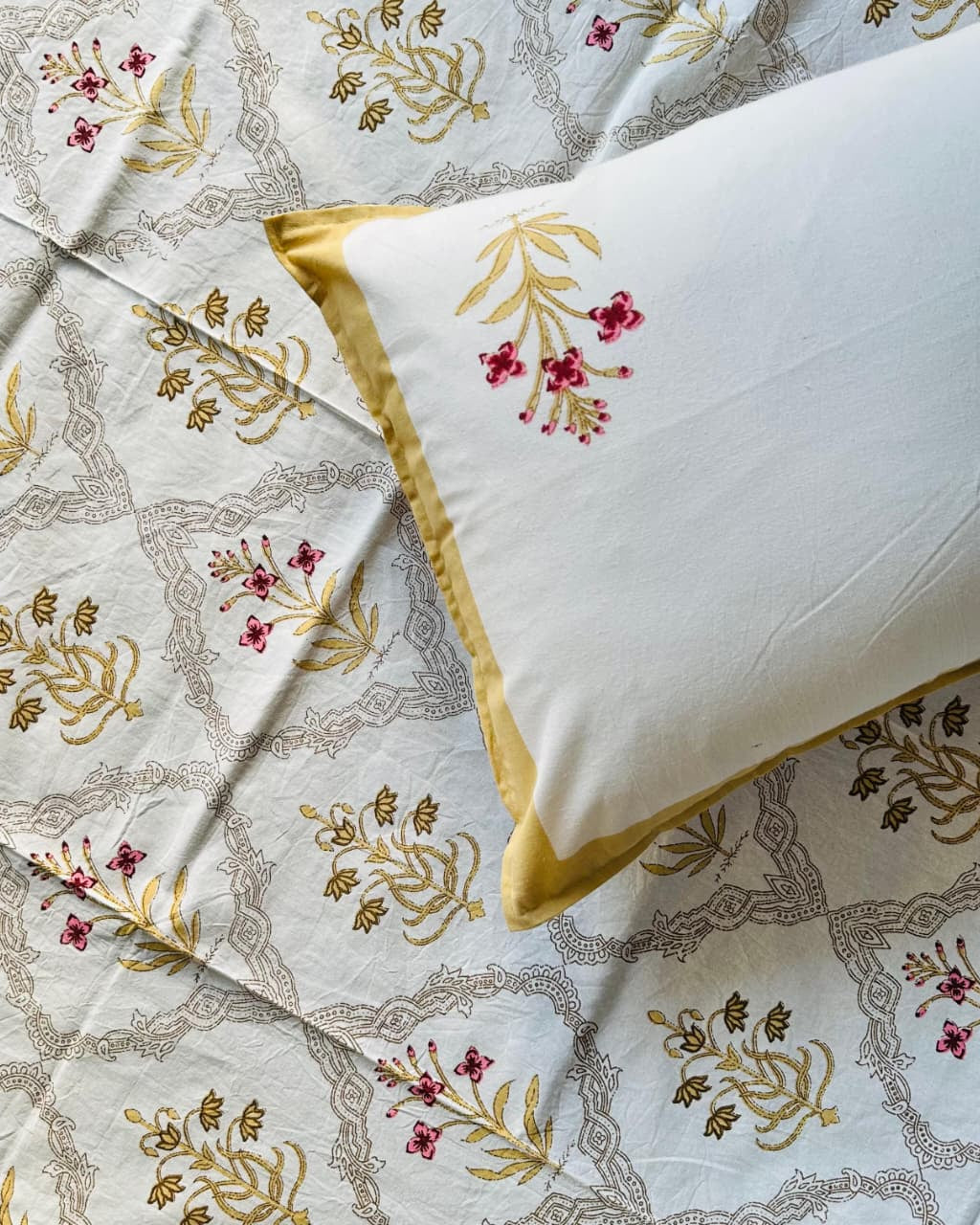 Mehek - Everyday Cotton Bedsheet | Yellow