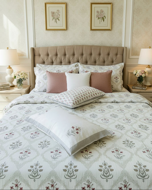 Mehek - Everyday Cotton Bedsheet | Grey