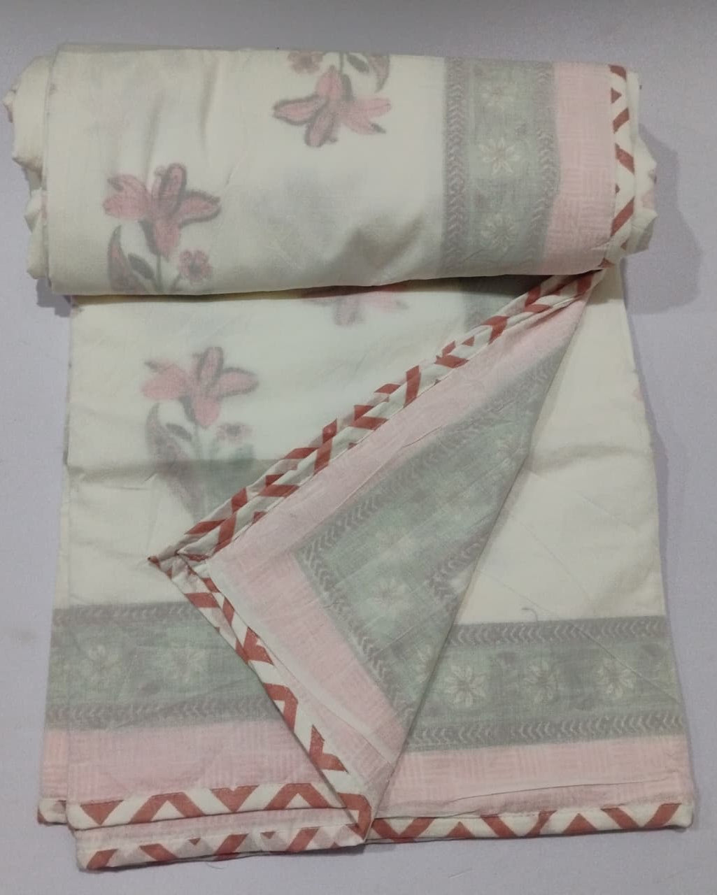 Mridula -  Premium Muslin Cotton Dohar | Pink