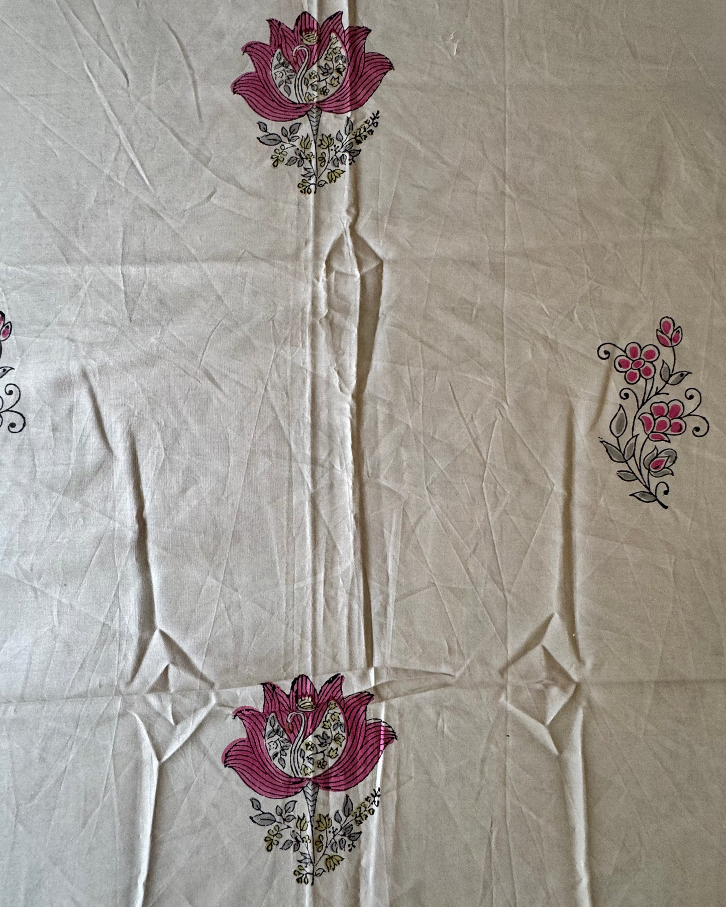 Nalini - Percale Cotton Bedsheet | Hand Block