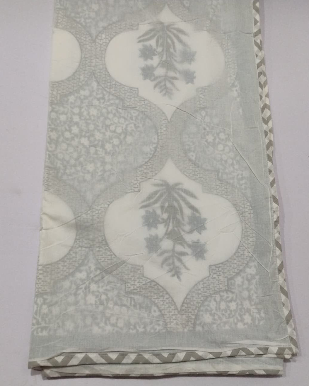 Neerja blue Muslin cotton dohar – double size