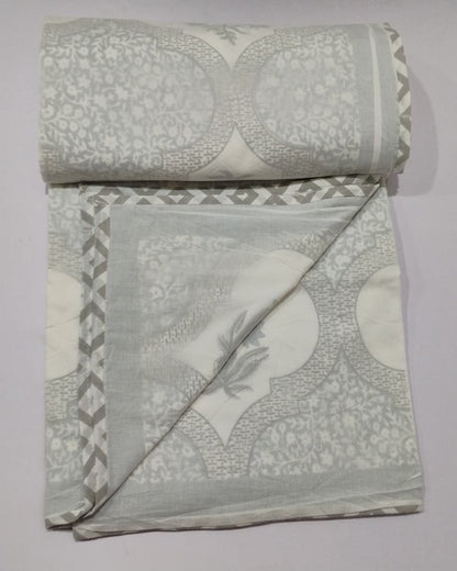 Neerja blue Muslin cotton dohar – pair of single alternate view
