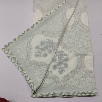 Neerja green Muslin cotton dohar – double size