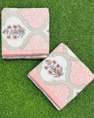 Neerja - Reversible Cotton Mulmul Dohar | Pink