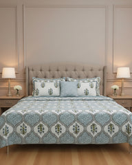 Neerja - Everyday Cotton Bedsheet | Blue