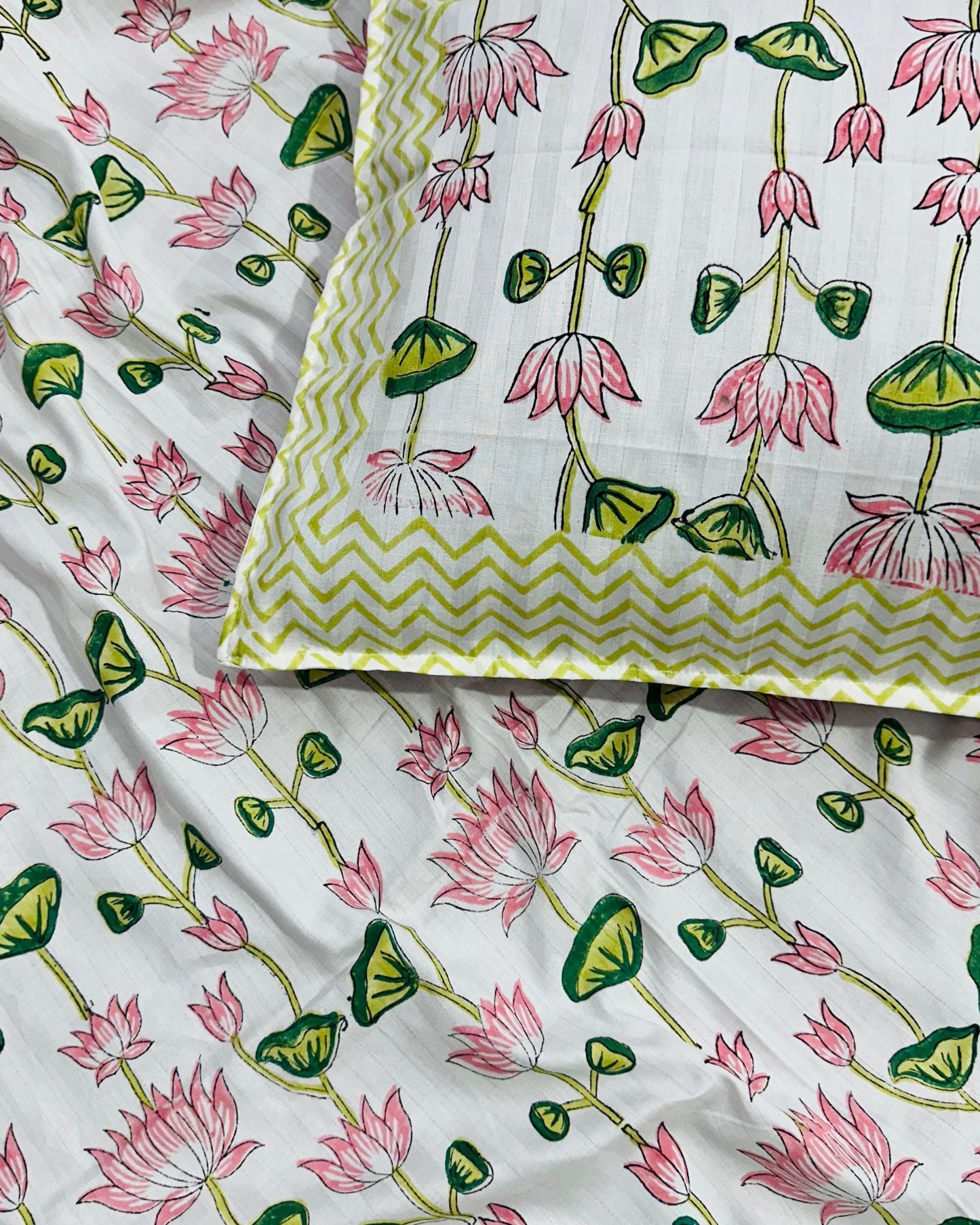 Padma - Everyday Cotton Bedsheet | Hand Block