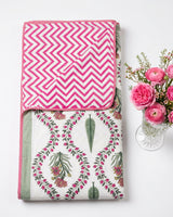 Pallavi - Reversible Cotton Mulmul Dohar | Green