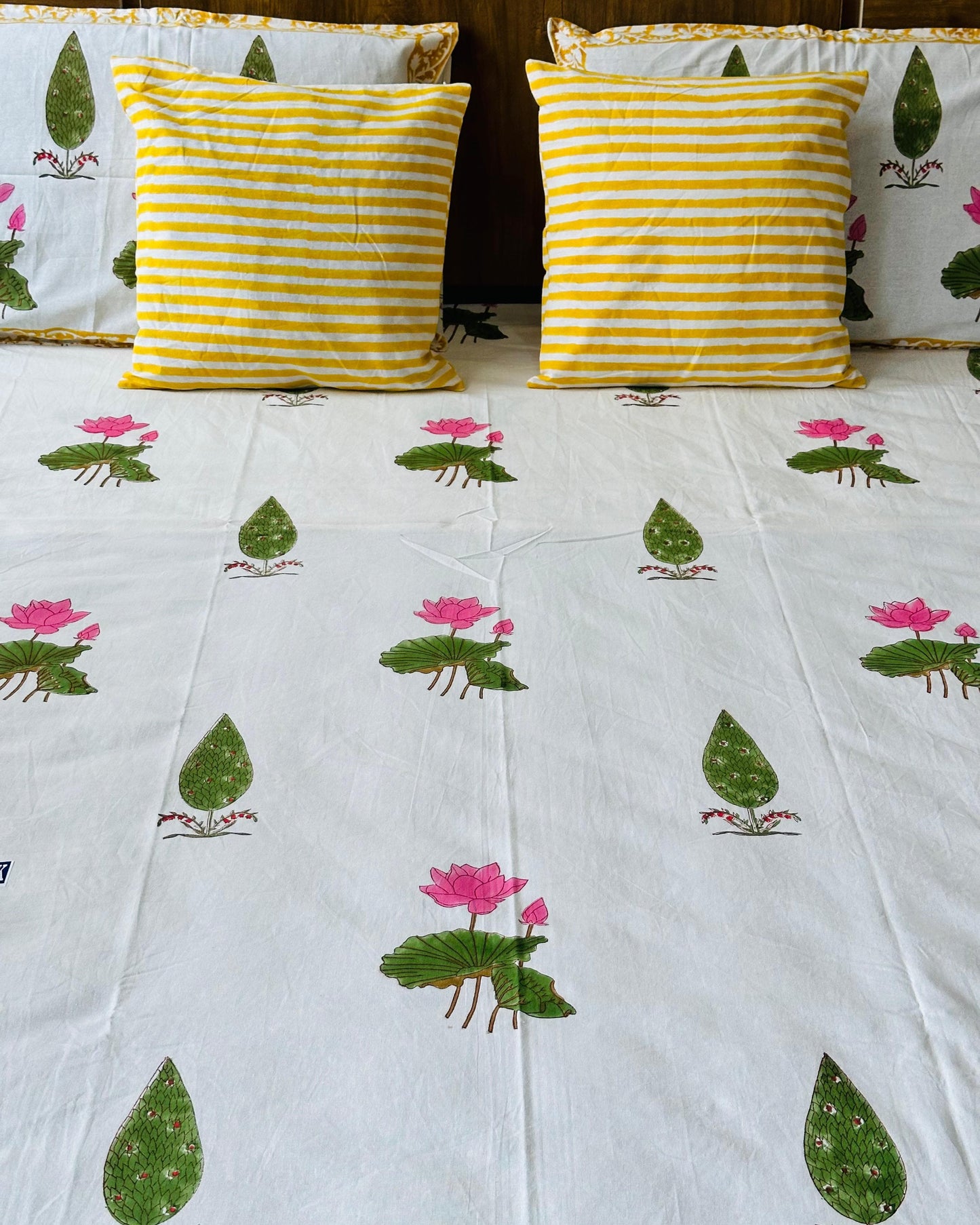 Pankaj - Everyday Cotton Bedsheet | Hand Block