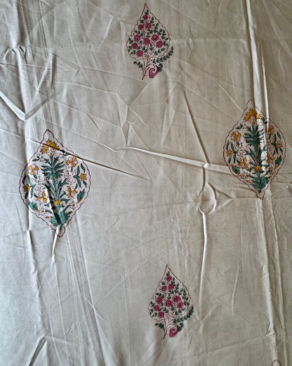 Pankhuri - Percale Cotton Bedsheet | Hand Block