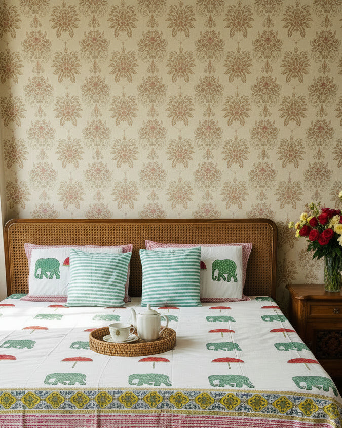 Rangmahal - Everyday Cotton Bedsheet | Hand Block