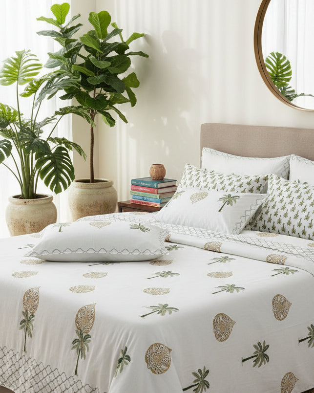 Sagarika - Everyday Cotton Bedsheet | Grey