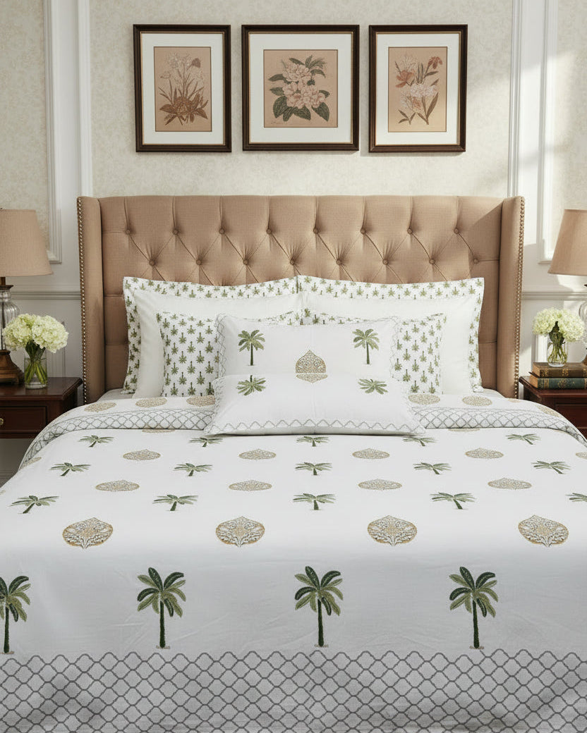Sagarika - Everyday Cotton Bedsheet | Grey