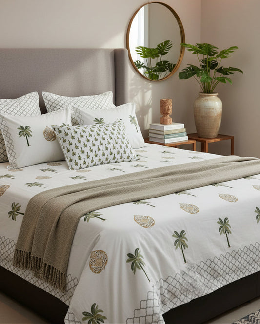 Sagarika - Everyday Cotton Bedsheet | Grey